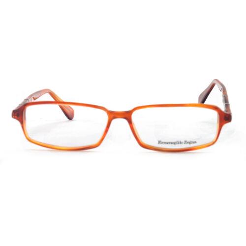 Ermenegildo Zegna Men or Womens Eyeglasses VZ3500 711 Light Brown 54 14 140 Rect