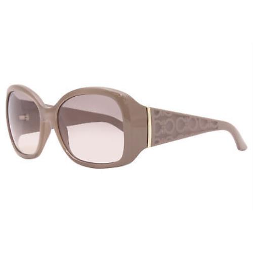 Salvatore Ferragamo SF722S 264 Sunglasses Women`s Beige/grey Lens Butterfly 58mm