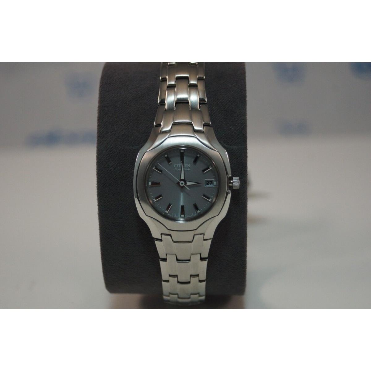 Citizen Women`s Eco-drive Silhouette Analog Stainless Steel Watch - EW1250-54A