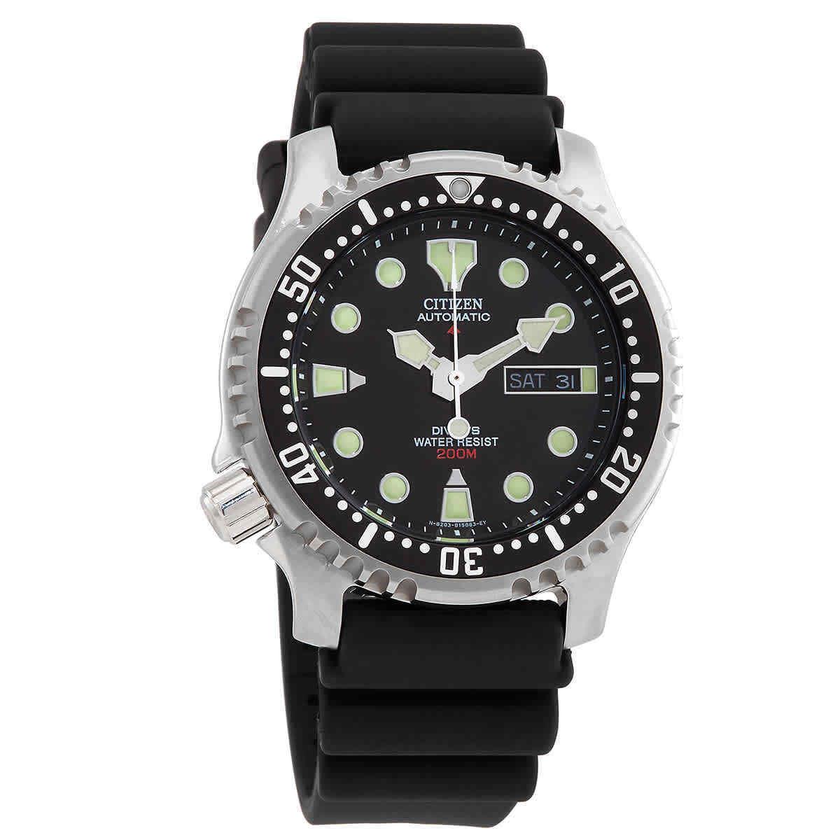 Citizen Promaster Sea Automatic Black Dial Men`s Watch NY0040-09E