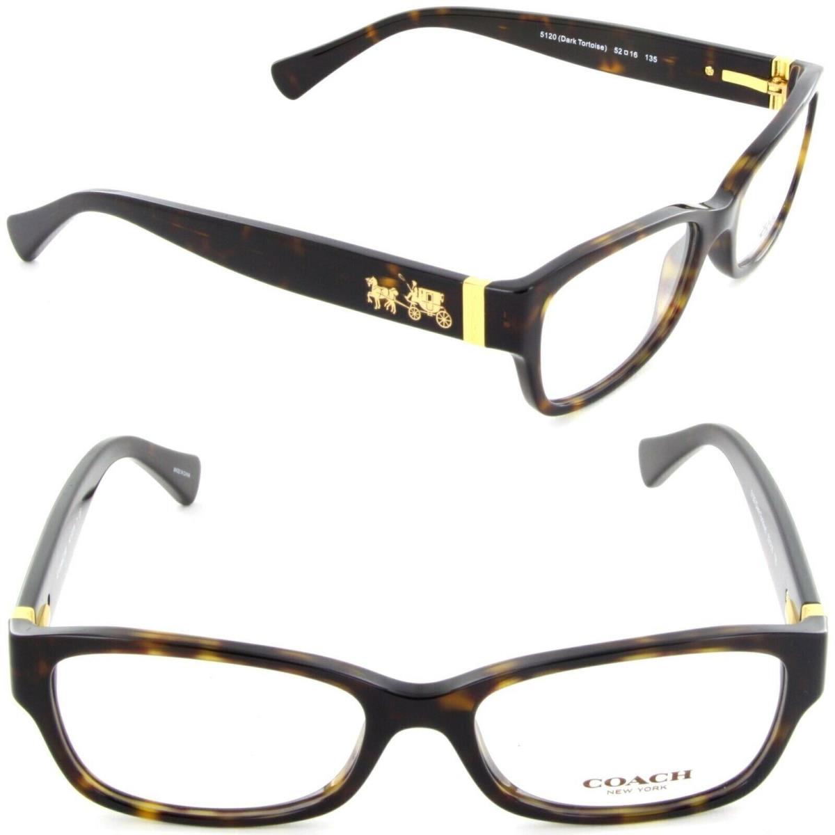 Coach Women`s HC6078 Eyeglasses Dark Tortoise 52mm