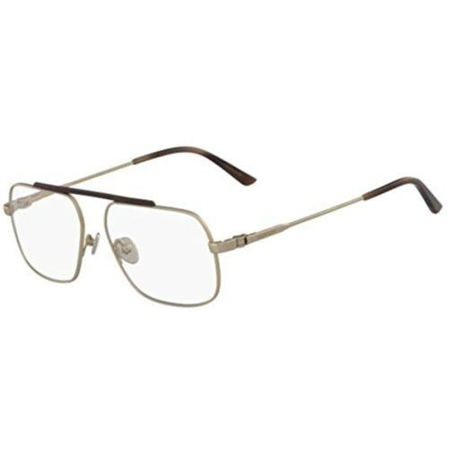 Calvin Klein CK18106 717 Gold Brown Eyeglasses 55mm with CK Case