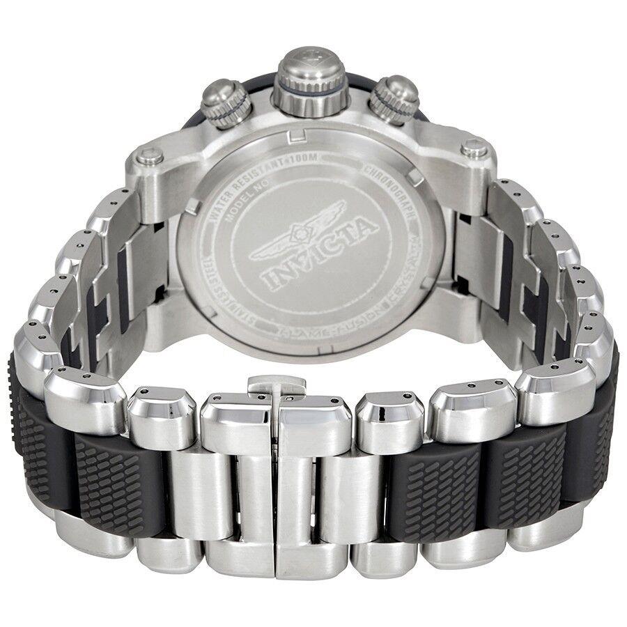 Mens Invicta 23977 Capsule Chronograph Silver Dial Two Tone Bracelet Watch