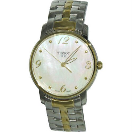 Tissot T0522102211700 Women`s 38mm Mother of Pearl Two-tone Quartz Watch