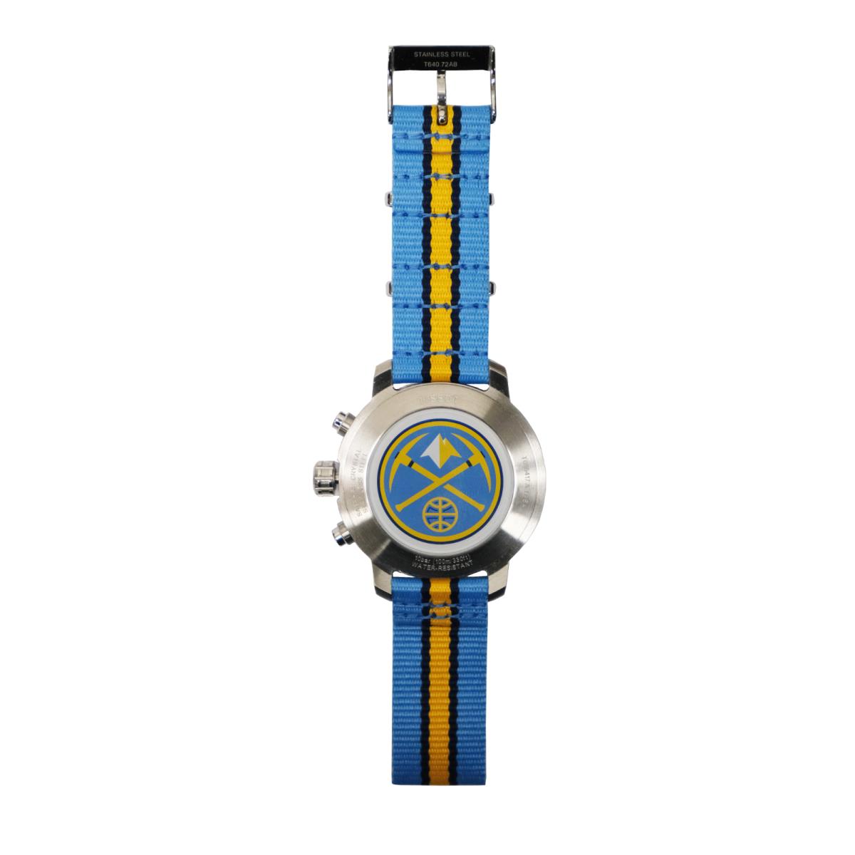 Tissot Quickster Nba Denver Nuggets T0954171703725 Men`s 42mm Stainless Watch