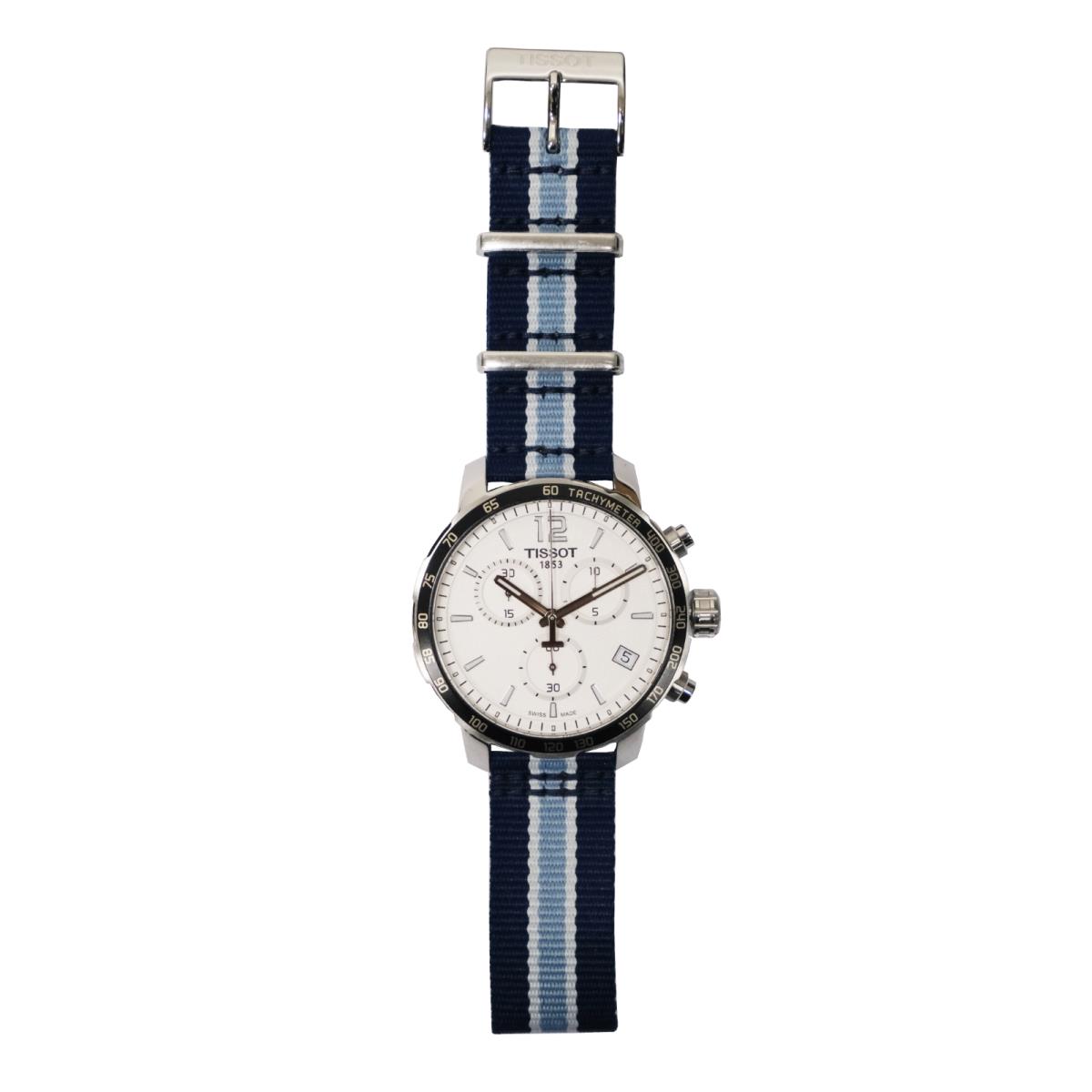 Tissot watch  - Silver Dial, Navy Band