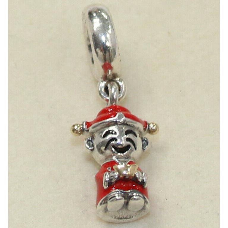 Pandora Charm Fortune Luck Dangle 796565ENMXCN Suede Pouch