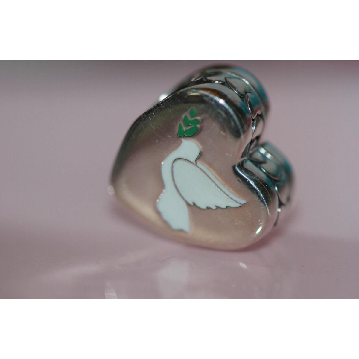 Pandora Dove OF Hope Charm ENG792015_22 Bag Tag Beware Fakes