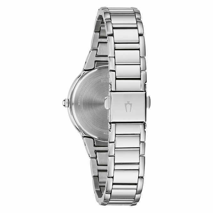 Bulova watch  - Mother-of-Pearl Dial, Silver Band 0