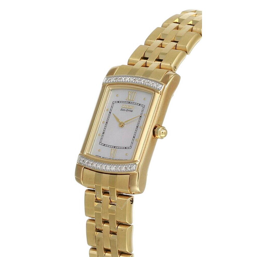 Citizen watch  - Mother of Pearl Dial, Gold-tone Band, Gold Bezel