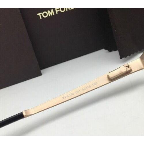 Tom Ford eyeglasses  - Black Frame, Clear Demo with print Lens 7