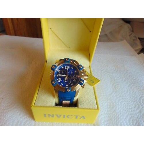 Invicta Reserve 48mm Arsenal Brushed 18K Ion-plated Gold Chronograph SS Watch