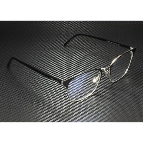 Yves Saint Laurent eyeglasses  - Semimatte Black/Shiny Silver Frame 1