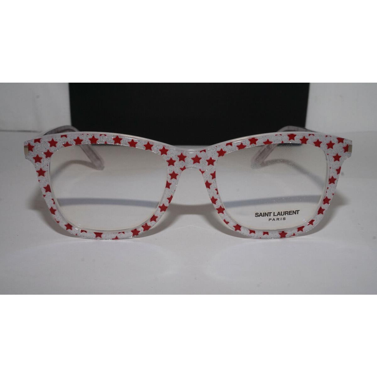 Saint Laurent Eyeglasses Red Star Transparent SL168 006 50 19 140