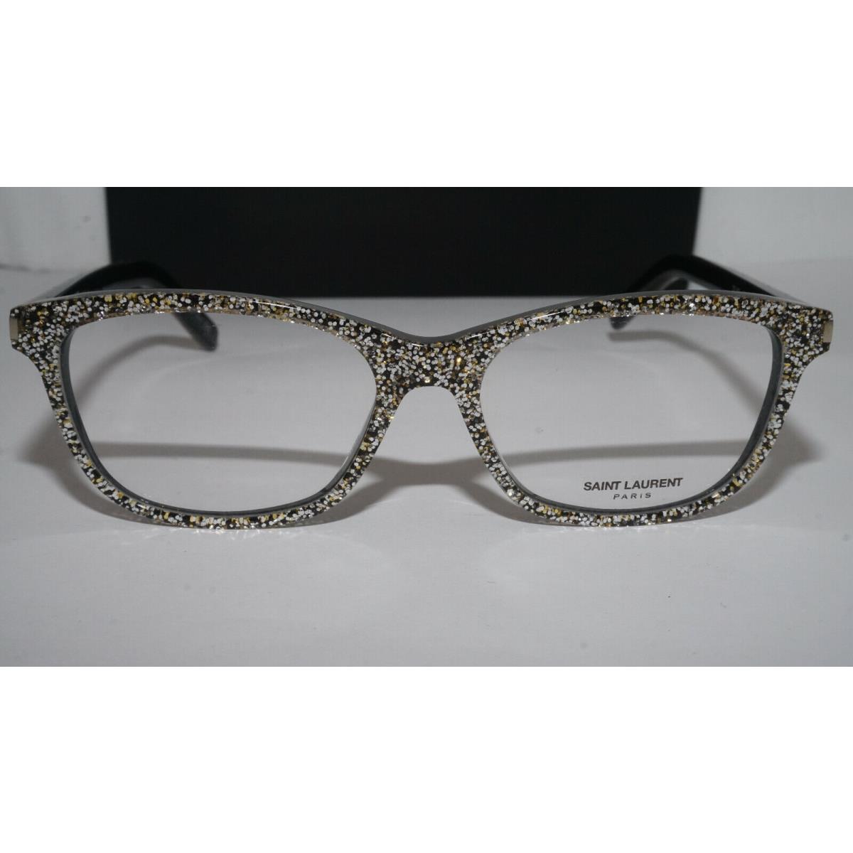 Saint Laurent Eyeglasses Silver Speckle SL12 010 52 16 140