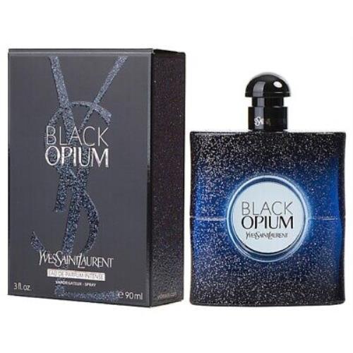 Black Opium Intense Yves Saint Laurent 3.0 oz / 90 ml Edp Women Perfume Spray