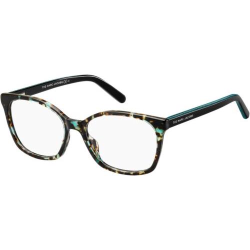 Marc Jacobs Marc 464 0CVT Havana Blue Square Women`s Eyeglasses