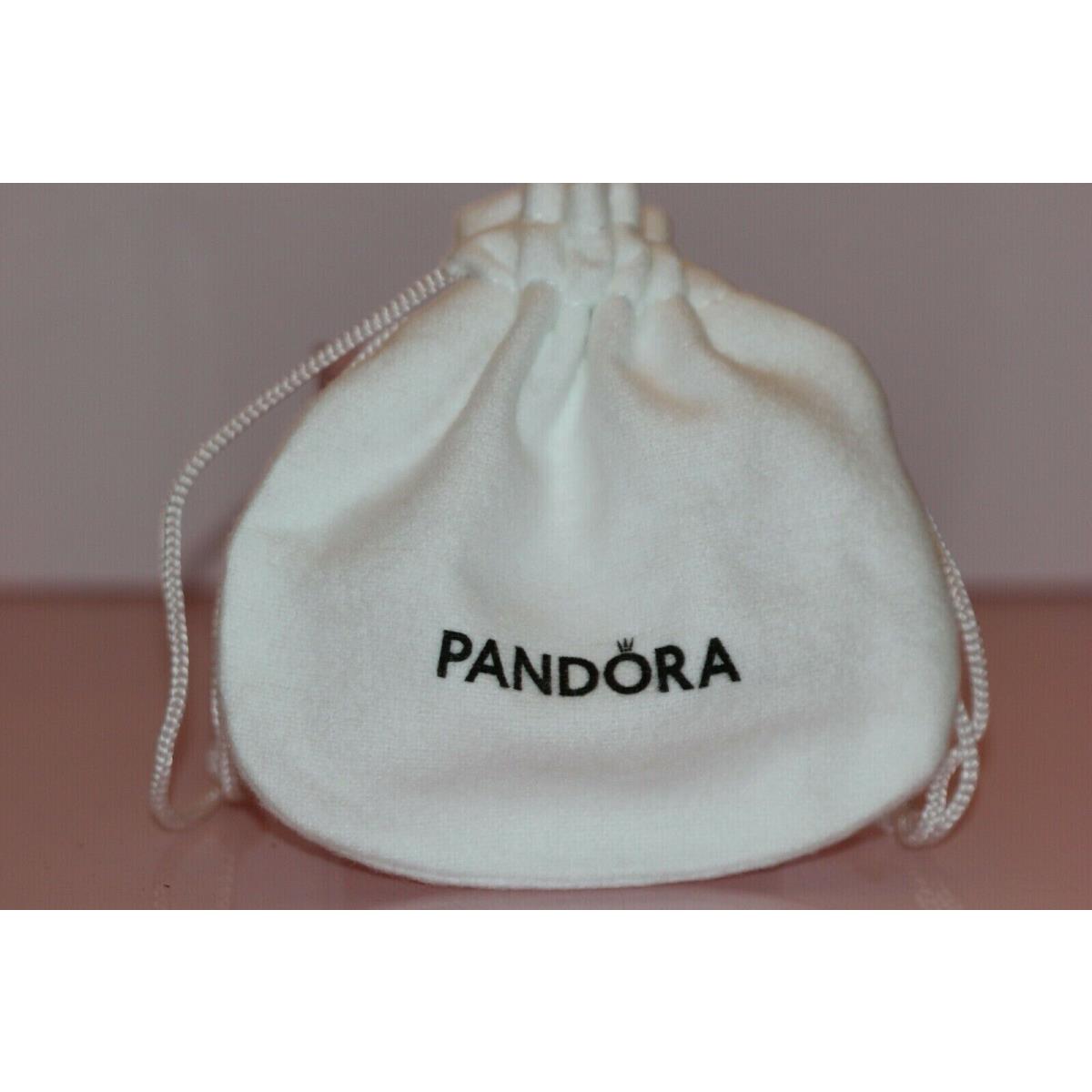 Pandora Rose Luminous Ice Earrings 287567CZ w/ Hinged Box and Tag 