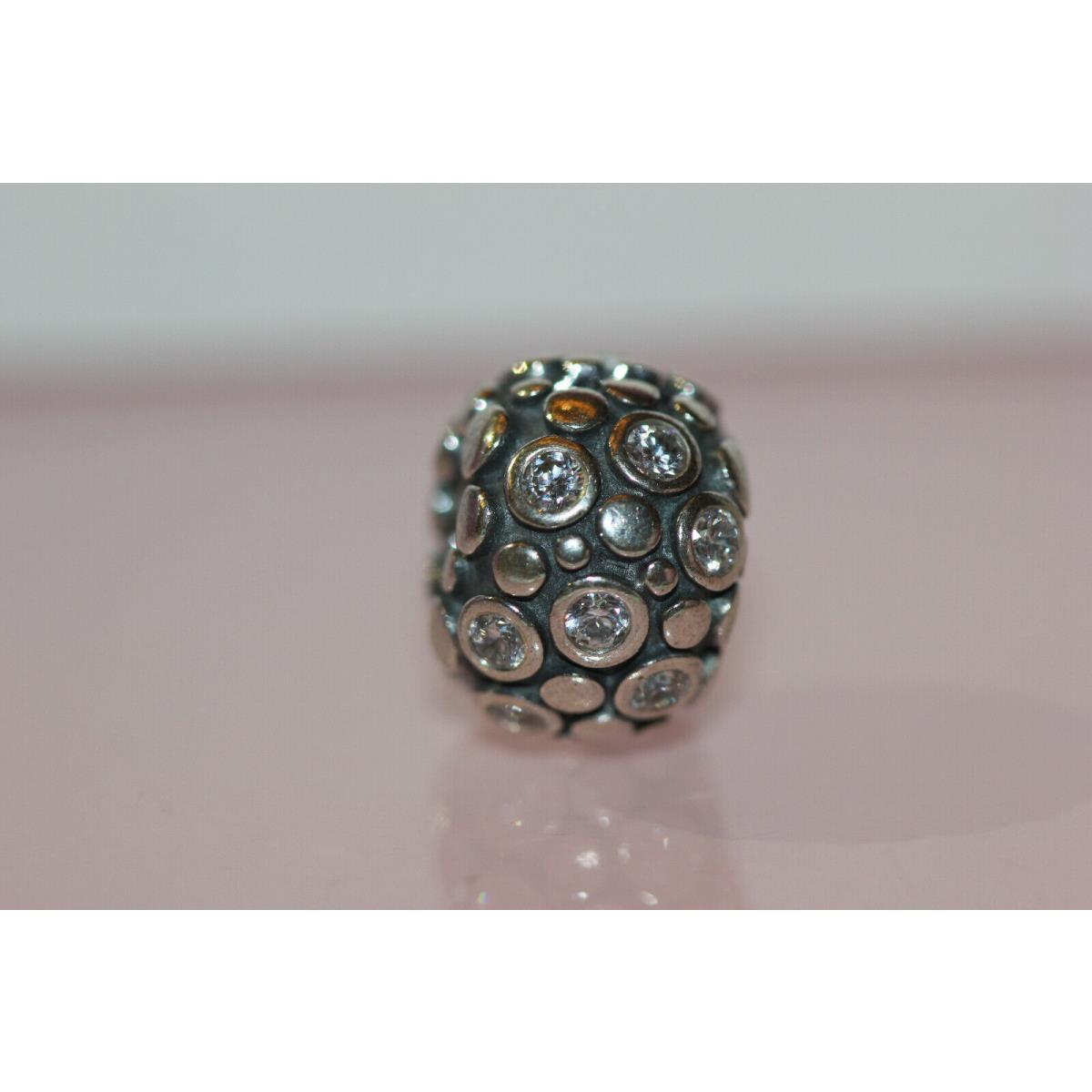 Pandora Encore Clip W/clear CZ Retired 790593CZ Bagtag Box Beware Fakes