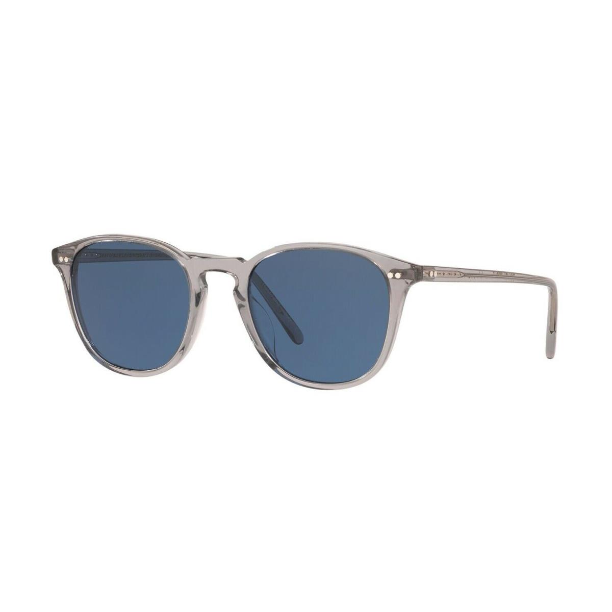 Oliver Peoples Forman L.a. OV 5414SU Workman Grey/blue Polarized Sunglasses - Frame: Workman Grey, Lens: Blue