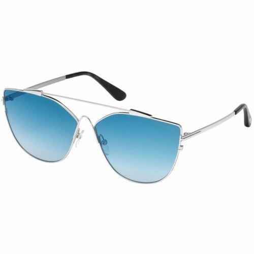 Tom Ford Jacquelyn Women`s Sunglasses W/blue Mirrored Lens FT0563 18X