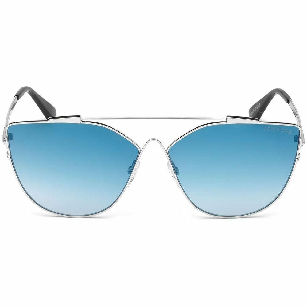 Tom Ford Jacquelyn Women`s Sunglasses W/blue Mirrored Lens FT0563 18X