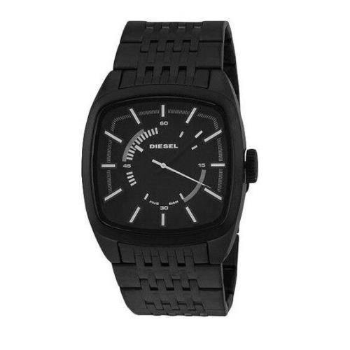 Diesel Black Tone Stainless Steel White Markings Dial Bracelet Watch DZ1586