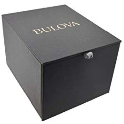 Bulova watch Diamond - Black , Black Dial, Black Band