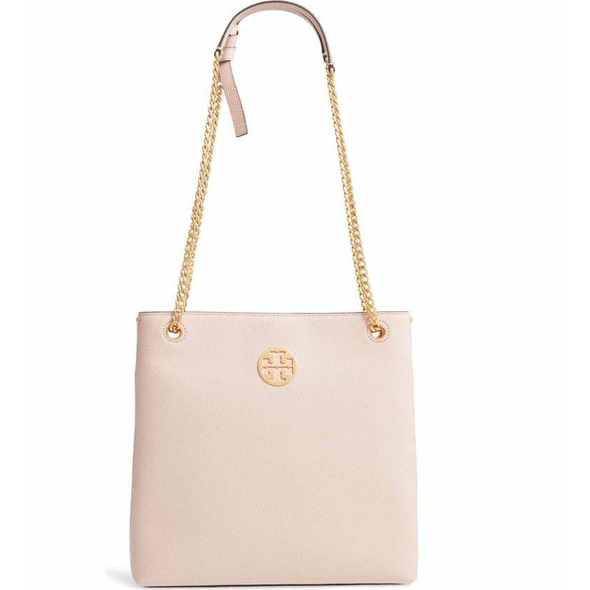 Tory Burch Everly Swingpack Leather Shoulder Crossbody Bag Pink