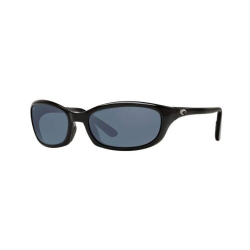 HR11OGP Mens Costa Harpoon Polarized Sunglasses - Frame: Black, Lens: Gray