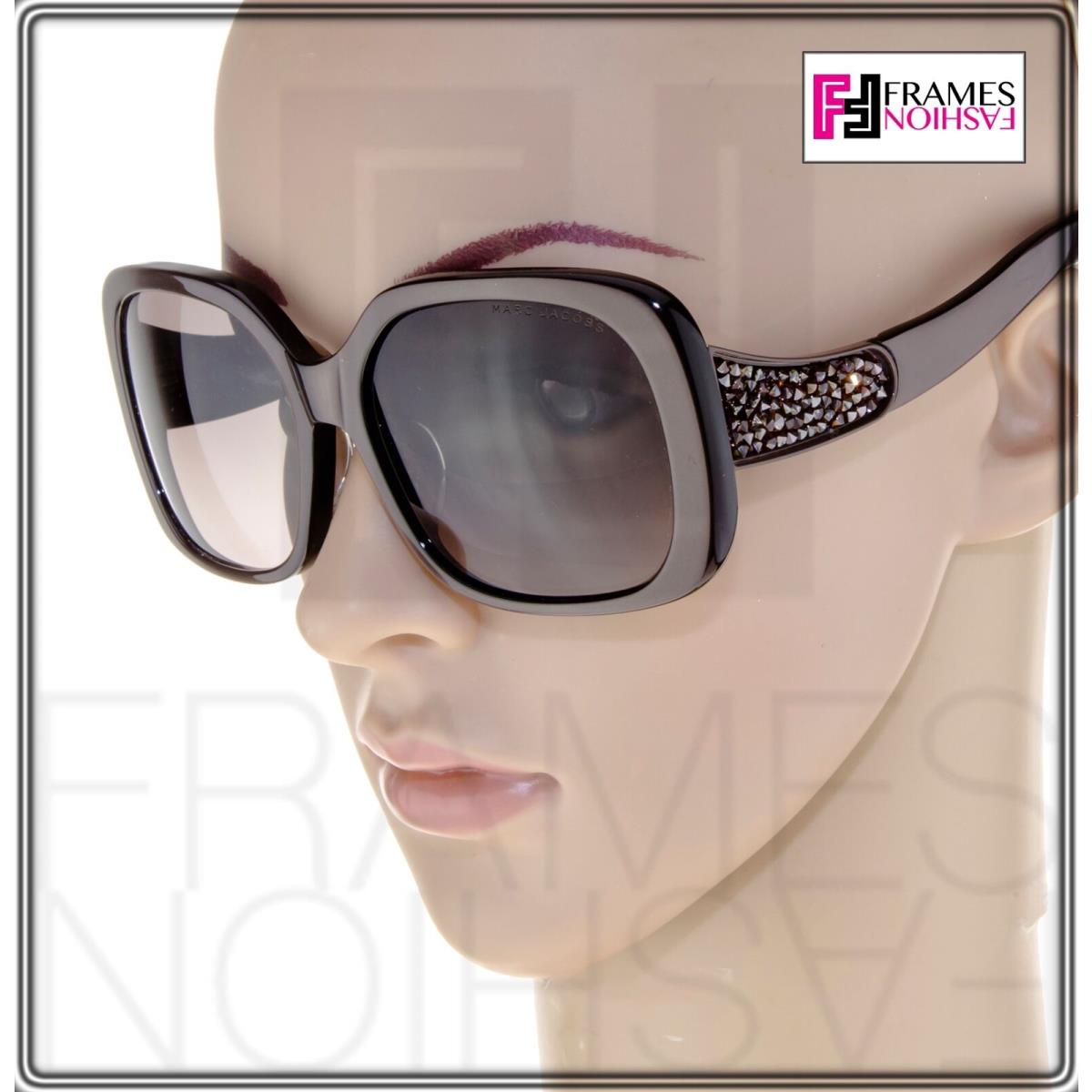 Marc Jacobs Brown Crystal Rock Square MJ457/F/S Fashion Sunglasses 457 Asian Fit