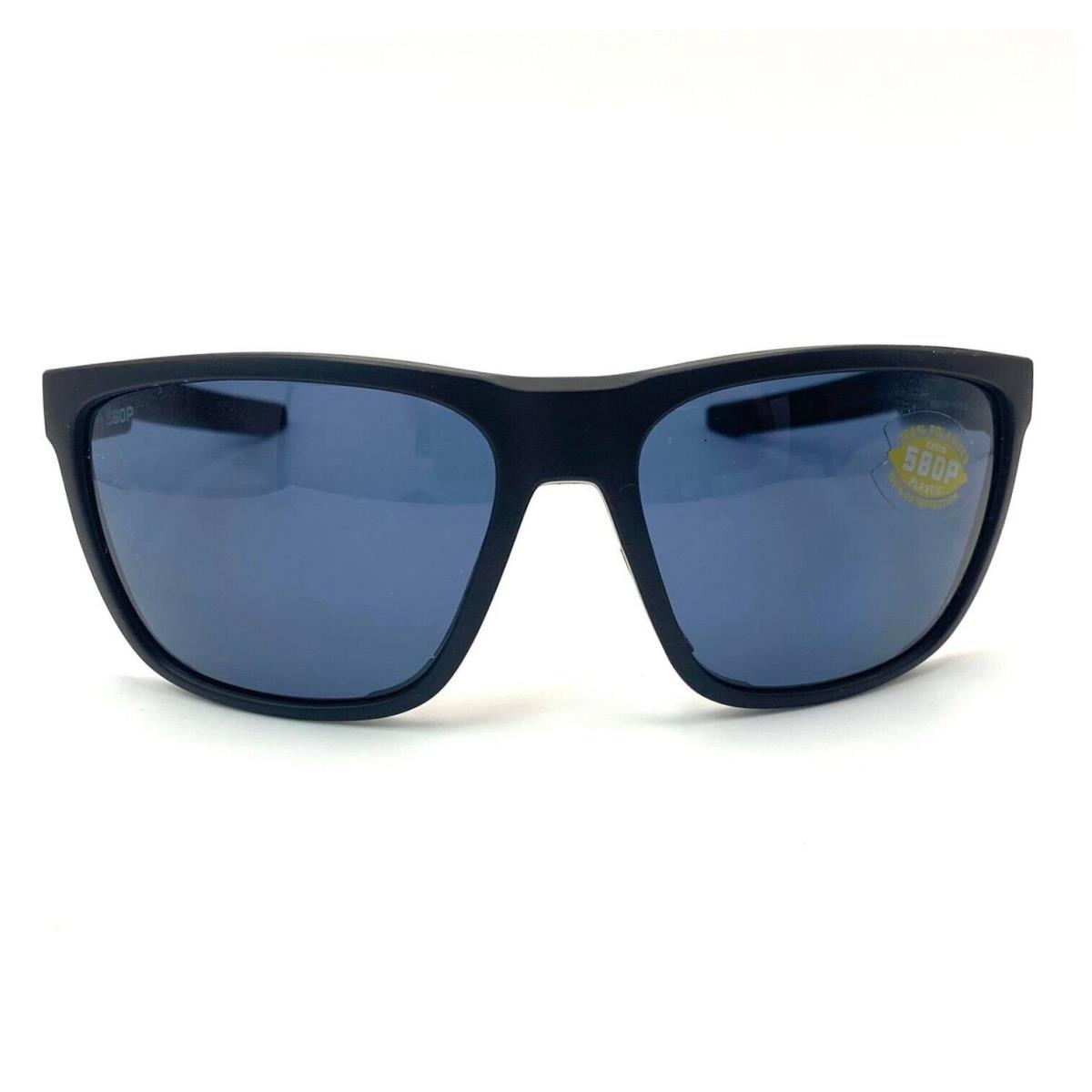 Costa Del Mar Ferg Sunglasses Matte Black/gray 580Plastic