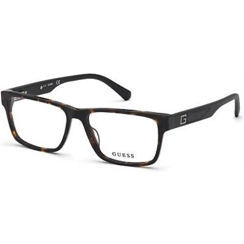 Guess GU 50018 GU50018 Dark Havana 052 Eyeglasses