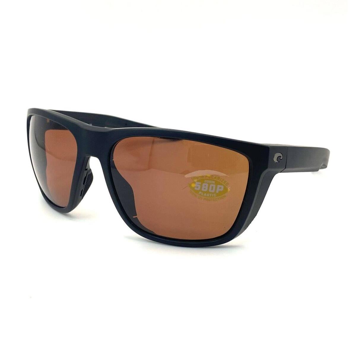 Costa Del Mar Ferg Sunglasses Matte Black/copper 580Plastic