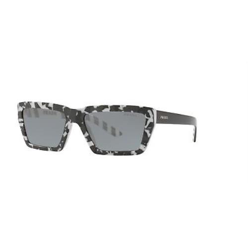 Prada Sunglasses PR04VS 4433C2 57mm Camoflauge Black / Grey Lens