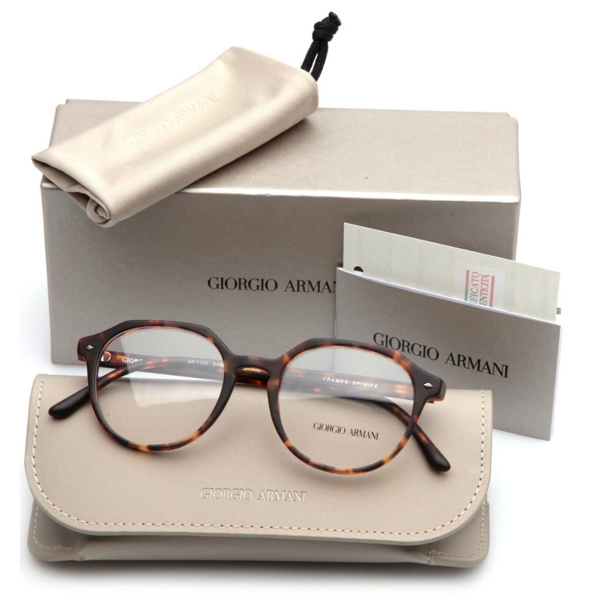 Giorgio Armani AR 7132 5492 Havana Eyeglasses 50-19-145mm B44mm Italy