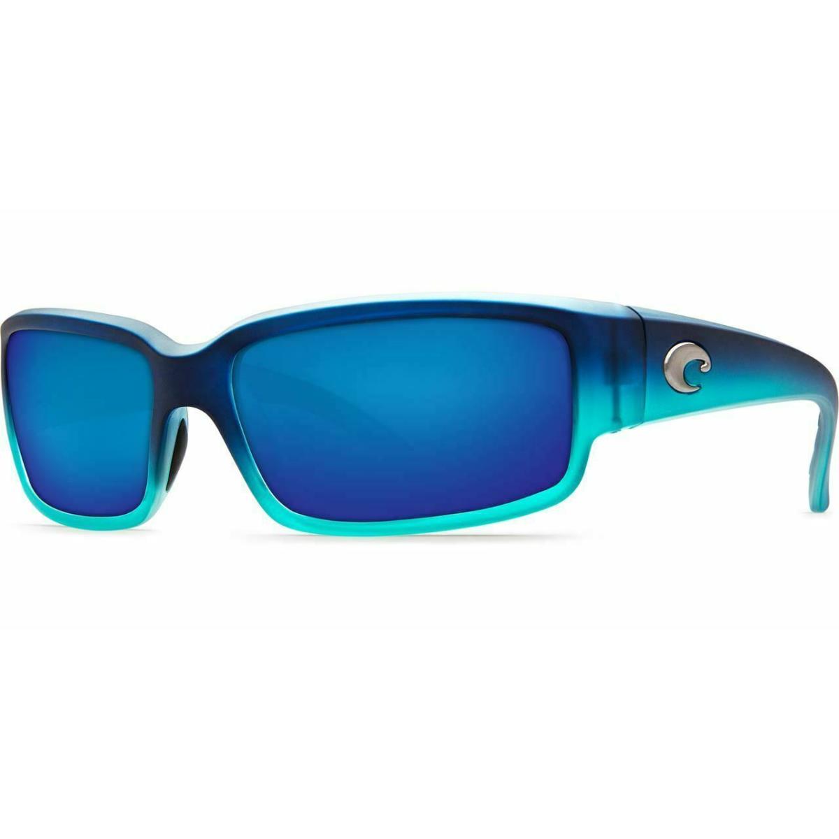 Costa Del Mar Caballito Sunglasses Matte Caribbean Fade Blue 580P CL73OBMP - Frame: Caribbean Fade