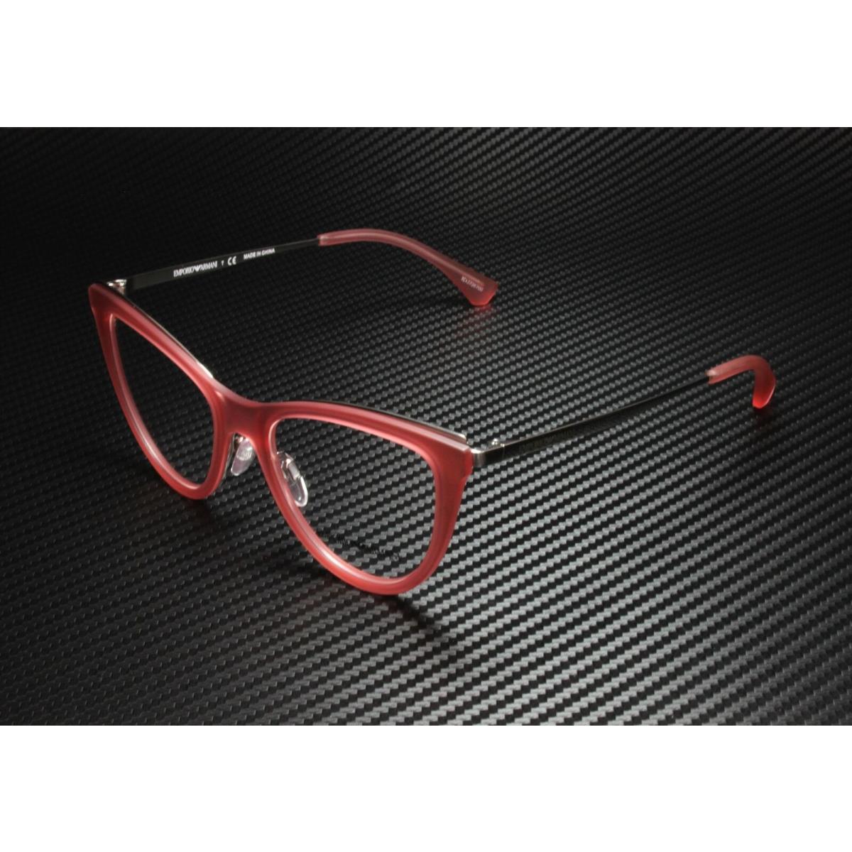 Emporio Armani EA1074 3216 Matte Transp Coral Demo Lens 51 mm Womens Eyeglasses