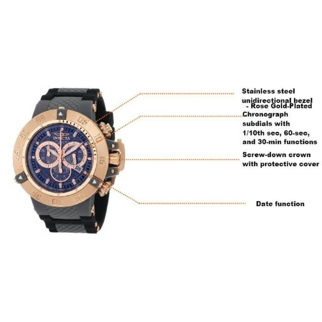 Invicta Reserve 0932 Anatomic Subaqua Chronograph Men`s Watch Retail