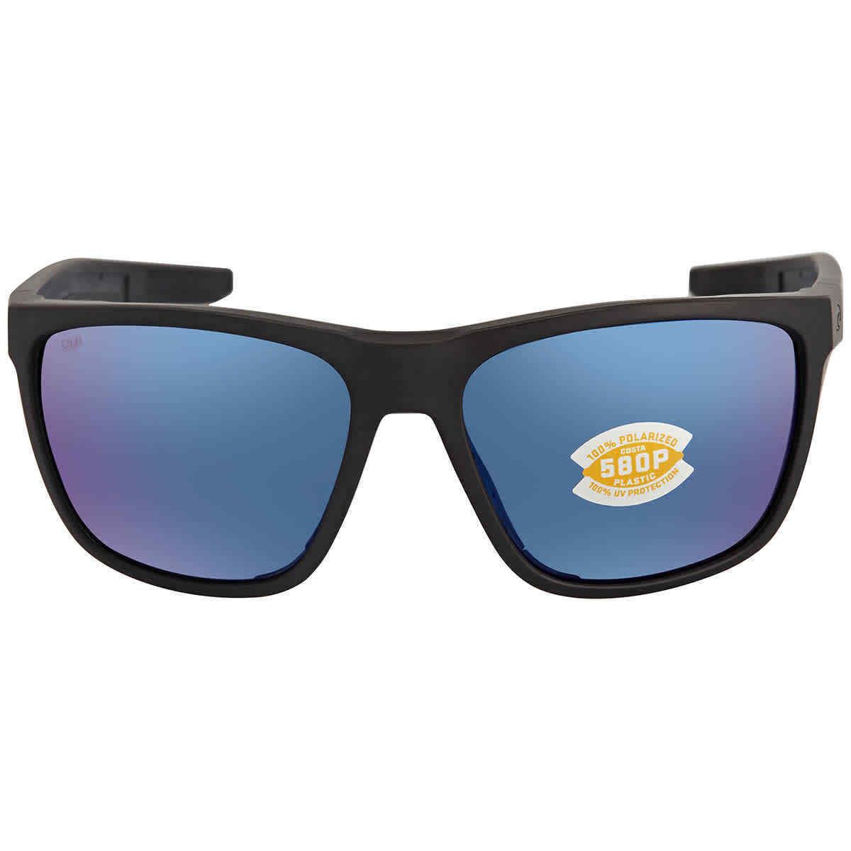 Costa Del Mar Ferg Blue Mirror Polarized Polycarbonate Men`s Sunglasses Frg 11