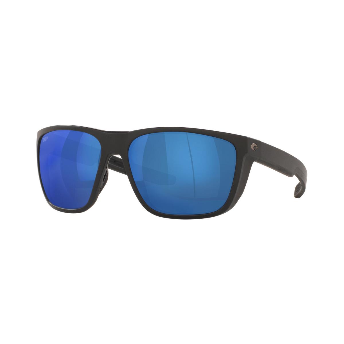 Costa Del Mar 06S 9002 Ferg 11 Matte Black Blue Mirr 900217 Sunglasses