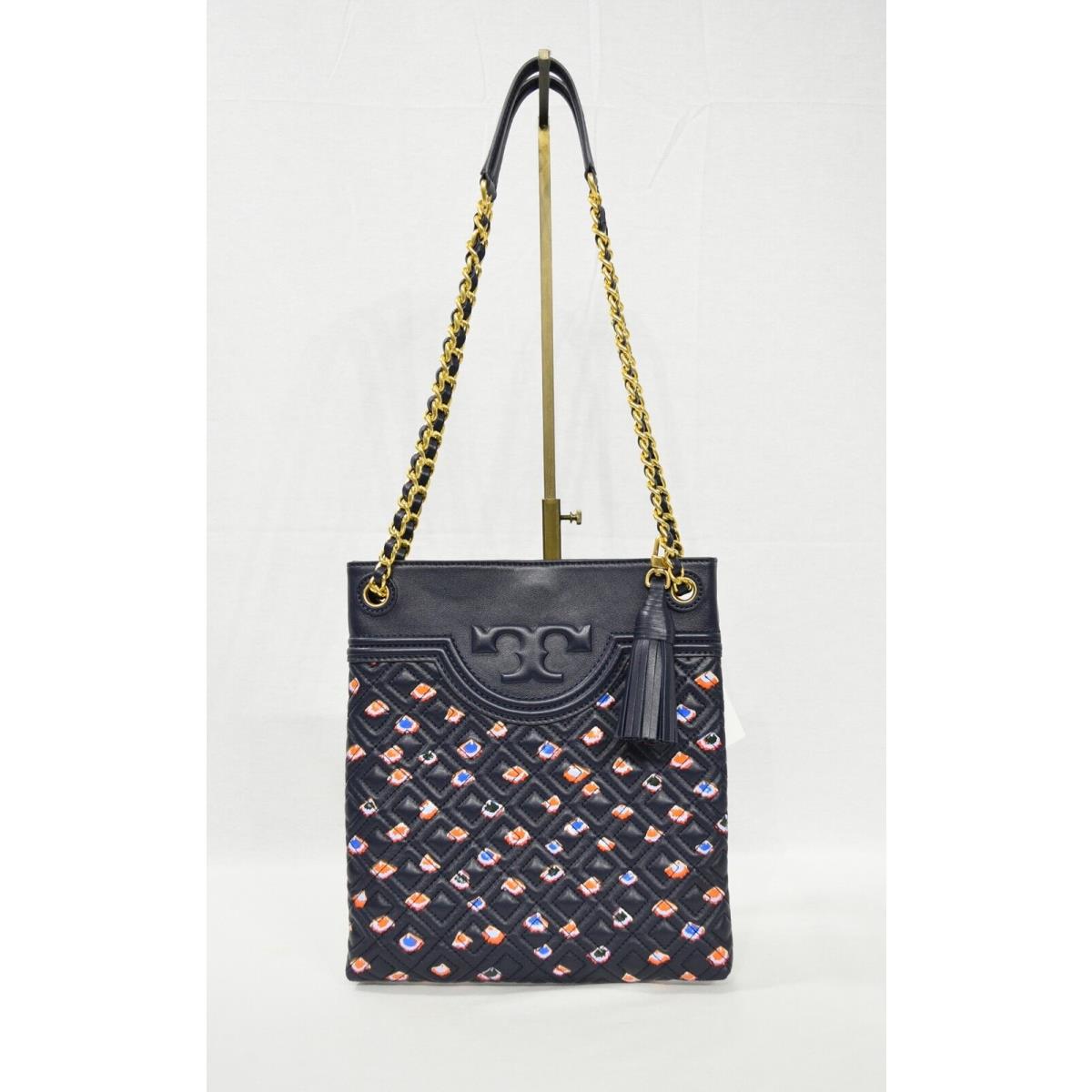 Tory Burch Fleming Swingpack/messenger/shoulder/cross-body Bag in Printed Black