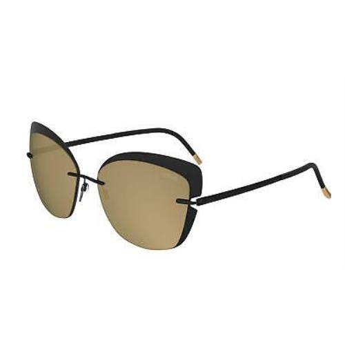 Silhouette Accent Shades 8166 8166 Sunglasses 9140 Black