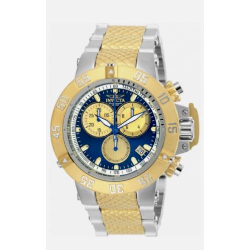 Invicta Subaqua Noma Iii Men`s Yellow Gold Chronograph Diver Watch