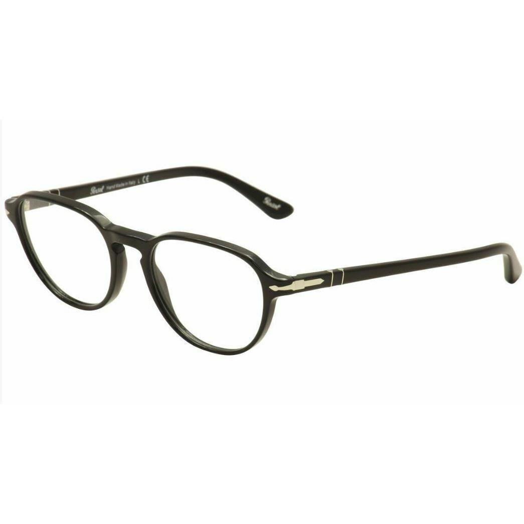 Persol Eyeglasses PO3053V 95 Shiny Black Frames 52mm Rx-able