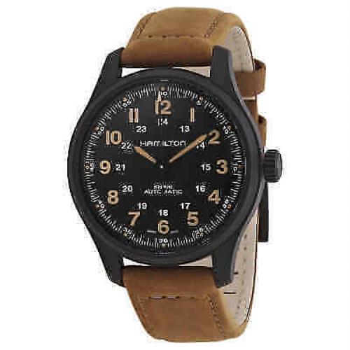 Hamilton Khaki Field Automatic Black Dial Men`s Watch H70665533