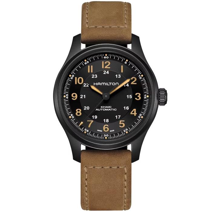 Hamilton Khaki Field Mechanical Auto Titanium H70665533 Men`s