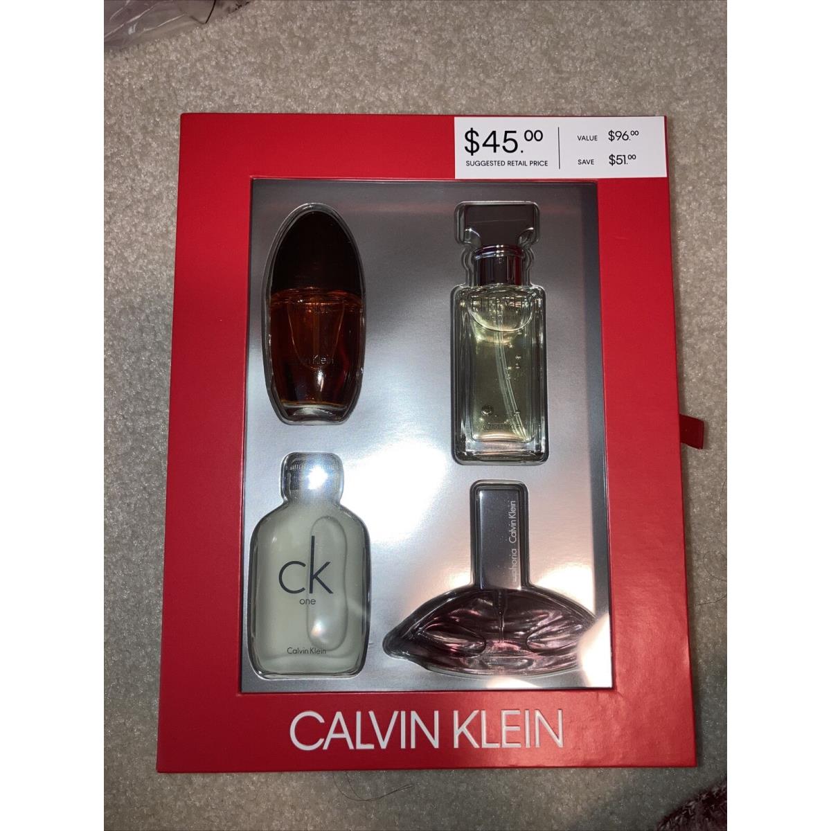 Calvin Klein 4 PC Classic Perfum Gift Set