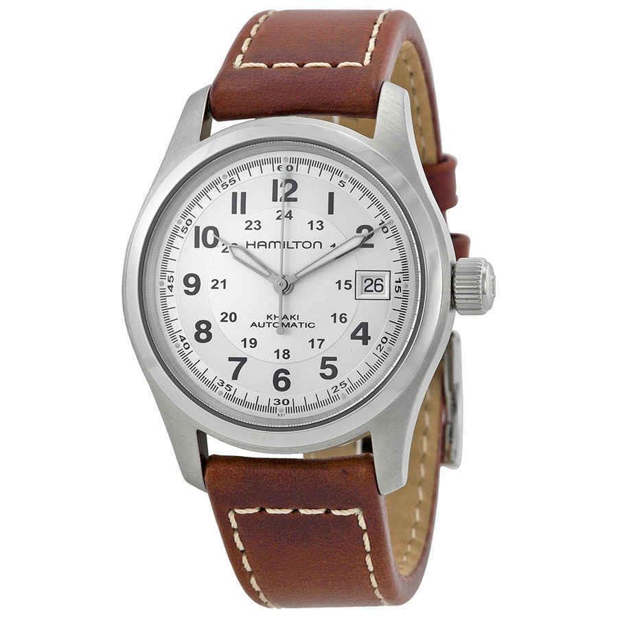 Hamilton Khaki Field Automatic Silver Dial Men`s Watch H70455553