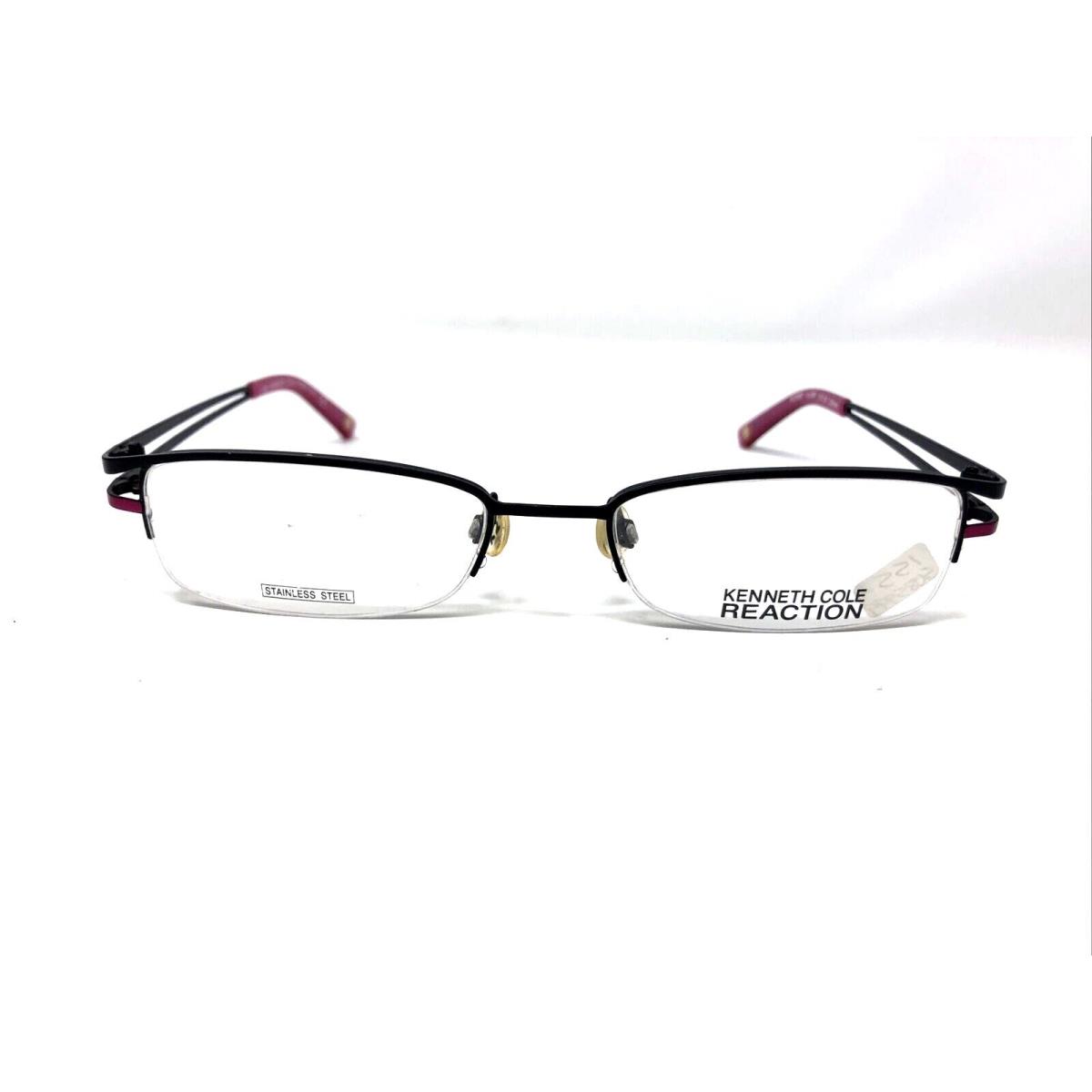 Kenneth Cole Reaction Eyeglasses Frames KC0667 51-18-135 Black/purple JE59